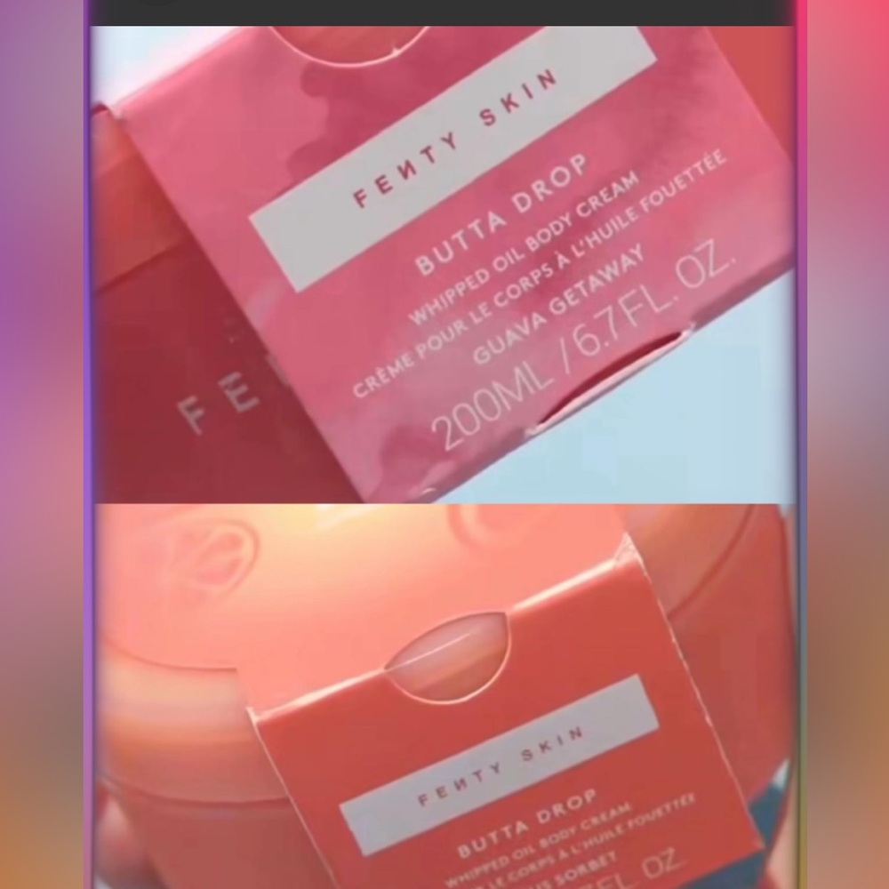 Fenty Skin Butta Drop Whipped Oil Body Cream 200ml - Citrus Sorbet NIB - Picture 10 of 11